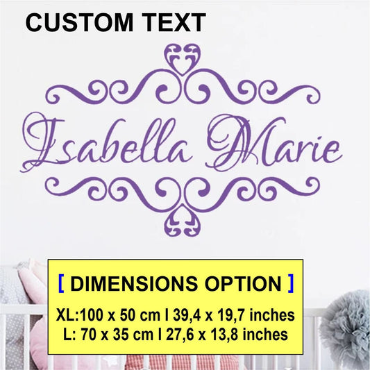 Magic Little Princess Wall Decals, Princess Crown Vinyl Wall Sticker For Baby Room Decor New Born Baby Gift, Peel And Stick, Wall Mural