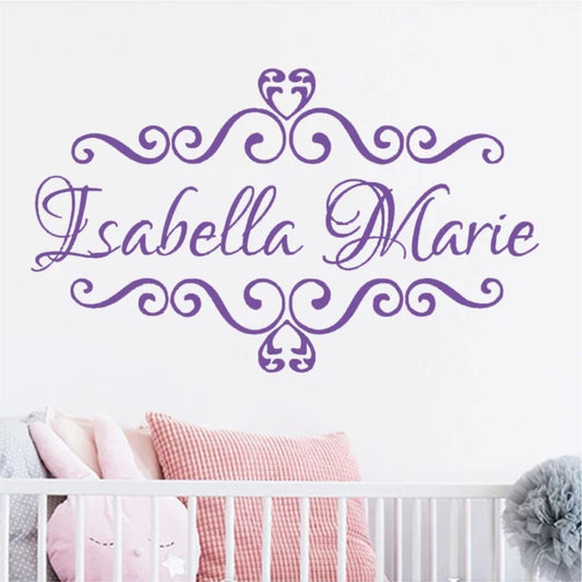 Magic Little Princess Wall Decals, Princess Crown Vinyl Wall Sticker For Baby Room Decor New Born Baby Gift, Peel And Stick, Wall Mural