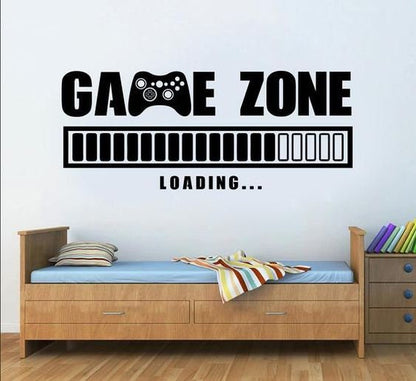 Gaming Zone, Gaming Decals, Gamer Wall Sticker, Gamer Wall Decal, Gamer Wall Decor, Wall Decal, Gamer Decor, Gaming Room, Wall Decor, Decals