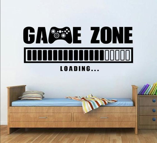 Gaming Zone, Gaming Decals, Gamer Wall Sticker, Gamer Wall Decal, Gamer Wall Decor, Wall Decal, Gamer Decor, Gaming Room, Wall Decor, Decals